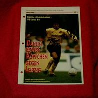 Borussia Mönchengladbach - VfB Leipzig (1994) / Infokarte über...