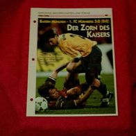 Bayern München - 1. FC Nürnberg (3. Mai 1994) / Infokarte über...