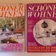Zeitschrift Schöner Wohnen 4/2011 und 2/2011