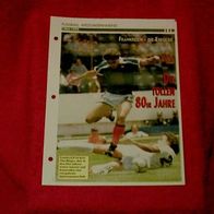 Französische Nationalmannschaft: Die Bilanz (1904-1995)/ Infokarte über...