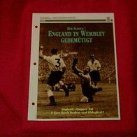 Freundschaftsspiel: England - Ungarn (1953) / Infokarte über...