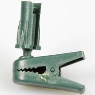 Klemme für Lichterketten-Kerze, grün, Kunstoff