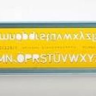 Zeichenschablone für Normschrift 7 mm