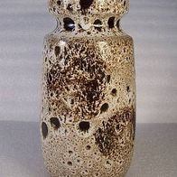 Dekorative Keramik-Vase mit Seidenmatt-GLasur , W. - Germany , 60ger Jahre