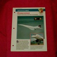 Concorde (Aérospatiale/ BAC) - Infokarte über