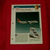 737 Serie 600-800 (Boeing) - Infokarte über