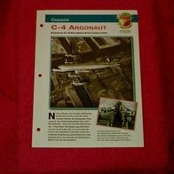 C-4 Argonaut (Canadair) - Infokarte über