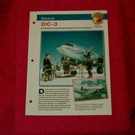 DC-3 (Douglas) - Infokarte über