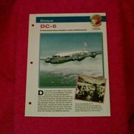 DC-6 (Douglas) - Infokarte über