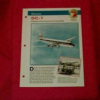 DC-7 (Douglas) - Infokarte über