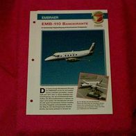 EMB-110 Bandeirante (Embraer) - Infokarte über