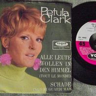 Petula Clark -7" Alle Leute wollen in den Himmel ´67 Vogue DV 14642 - diff. Cover !