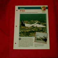 F50 (Fokker) - Infokarte über
