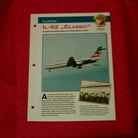 IL-62 "Classic" (Iljuschin) - Infokarte über
