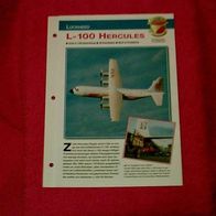 L-100 Hercules (Lockheed) - Infokarte über