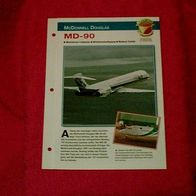 MD-90 (McDonnell Douglas) - Infokarte über