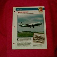 Viscount (Vickers) - Infokarte über