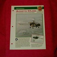 Alouette II/ Lama (Aérospatiale) - Infokarte über