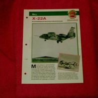 X-22A (Bell) - Infokarte über
