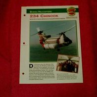 234 Chinook (Boeing Helicopters) - Infokarte über