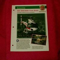 AS 355/555 Twin Star (Eurocopter) - Infokarte über