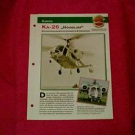 Ka-26 "Hoodlum" (Kamow) - Infokarte über