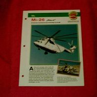 Mi-26 "Halo" (Mil) - Infokarte über