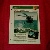 Lynx Marine (Westland) - Infokarte über