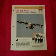An-22 Antei "Cock" (Antonow) - Infokarte über