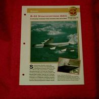 B-52 Stratofortress (SAC) (Boeing) - Infokarte über