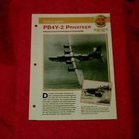 PB4Y-2 Privateer (Consolidated) - Infokarte über