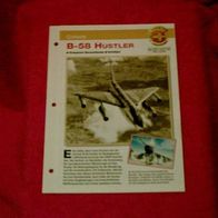 B-58 Hustler (Convair) - Infokarte über