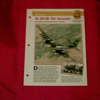 A-26/ B-26 Invader (Douglas) - Infokarte über