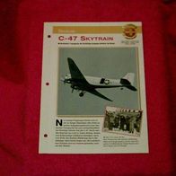 C-47 Skytrain (Douglas) - Infokarte über