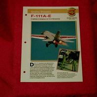 F-111A-E (General Dynamics) - Infokarte über