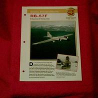 RB-57F (General Dynamics/ Martin) - Infokarte über