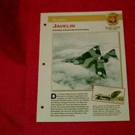 Javelin (Gloster) - Infokarte über