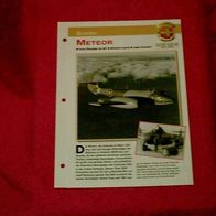 Meteor (Gloster) - Infokarte über