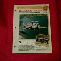 Harrier GR. Mk 1/ GR. Mk 3 (Hawker Siddeley) - Infokarte über
