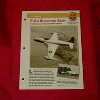 F-80 Shooting Star (Lockheed) - Infokarte über