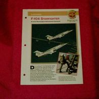 F-104 Starfighter (Lockheed) - Infokarte über