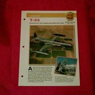 T-33 (Lockheed) - Infokarte über