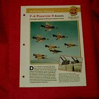 F-4 Phantom II Europa (McDonnell Douglas) - Infokarte über