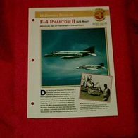 F-4 Phantom II US Navy (McDonnell Douglas) - Infokarte über