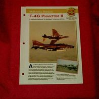 F-4G Phantom II (McDonnell Douglas) - Infokarte über