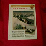 B-45 Tornado (North American) - Infokarte über