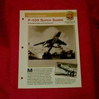 F-100 Super Sabre (North American) - Infokarte über