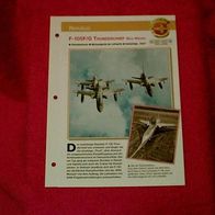 F-105F/ G Thunderchief Wild Weasel (Republic) - Infokarte über