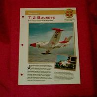 T-2 Buckeye (Rockwell) - Infokarte über