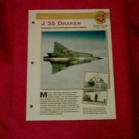 J 35 Draken (Saab) - Infokarte über